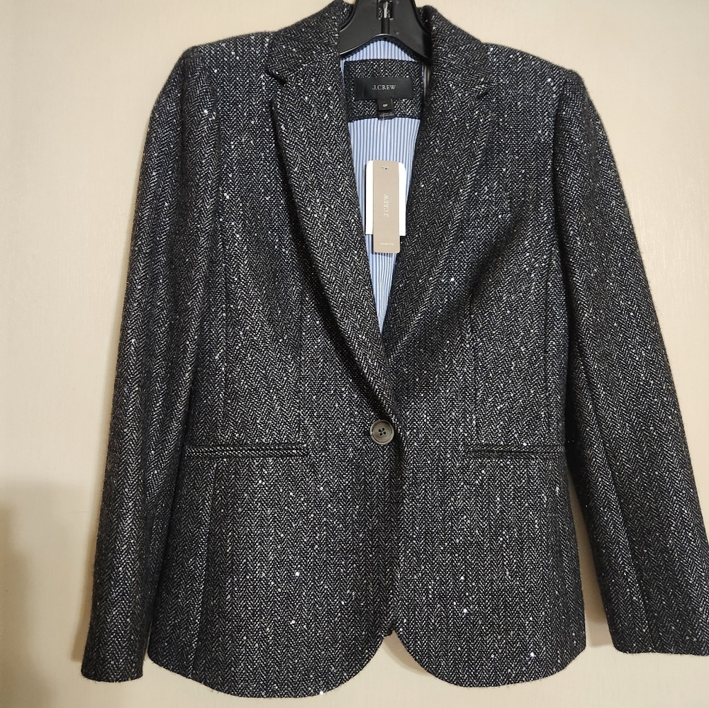 BNWT J. Crew Campbell Donegal Sparkle Blazer